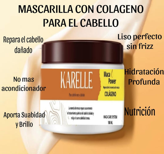 💁‍♀️COLAGENO 💫REPARACION Y LISO PERFECTO💫 DE CABELLO 🌺KARELLE🌺
